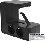 Разклонител Черен U-POWER 4х2P+E и 2хUSB 3.4A с кабел 1.5 метра Legrand 694812