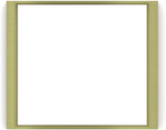 Рамка 1х 80x80 Flank FF Metal Brass EKINEX, KNX, EK-FLQ-GBC