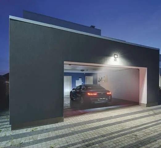 Прожектор LED 20W 4000K 2000lm 120° x 120° 25000h IP44 черен с датчик SIMPO EMOS