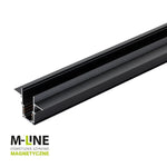 Магнитна релса за вътрешен монтаж M-LINE, черна, 1м, DPM, MTL-R-1-B