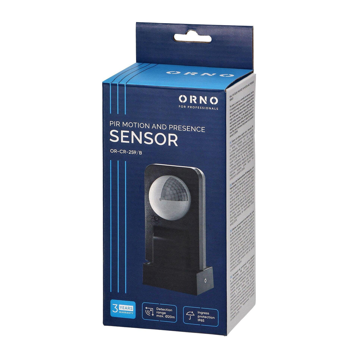PIR Датчик за движение и осветеност ORNO OR-CR-259/B