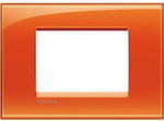 Рамка 3 мод. правоъгълна Orange LL Bticino, BTICINO, LNA4803OD