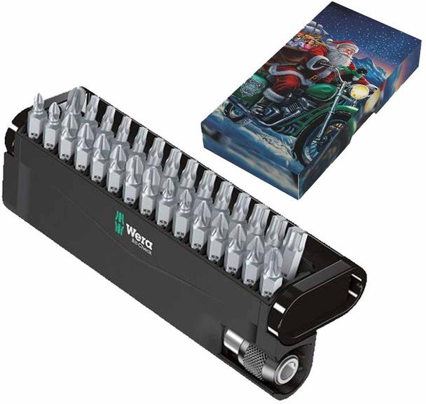 Комплект 29х бита и държач 895/4/1K, Bit-Check 30 Christmas Wera, WERA, W135819