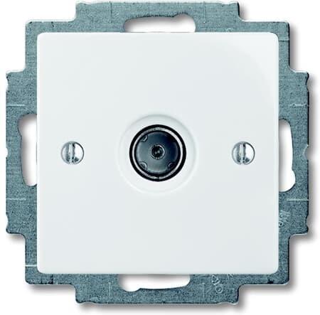 Розетка TV цвят БЯЛ Basic 55 ABB, 2CKA001724A4276