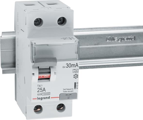 ДТЗ 2P 25А 30mА серия TX3 ID тип A Legrand, LEGRAND НИСКО НАПРЕЖЕНИЕ, 411559