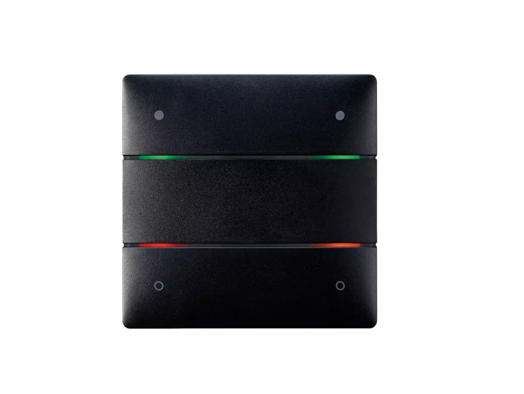 Пулт за управление iON4 BK 4х бутона LED цвят Черен LUXORliving Theben, KNX, 4801414