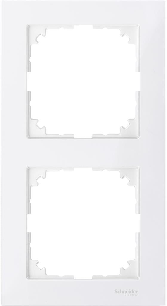 Рамка 2х цвят Полярно бял, M-Pure System M  Merten SE, SCHNEIDER ELECTRIC, MTN4020-3619