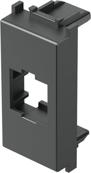 Лицев панел RJ45 Keystone 1 мод. цвят Антрацит Modul TEM, KM50AT