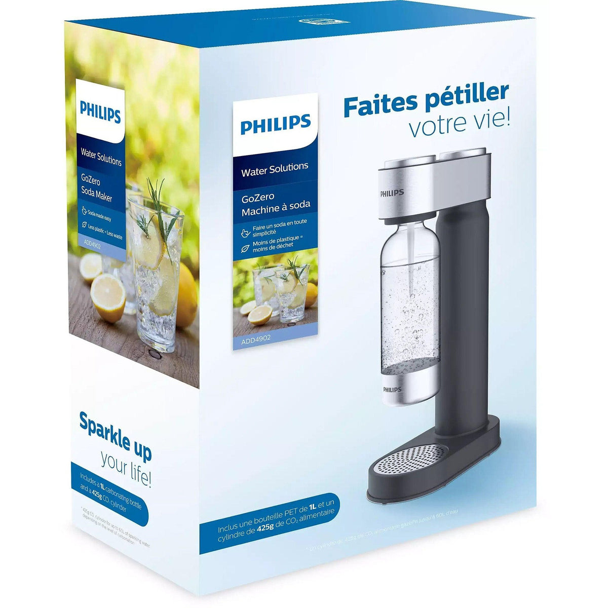 МАШИНА ЗА СОДА ADD4902BK PHILIPS - ЧЕРЕН