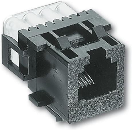 Инсърт за розетка RJ11 Basic 55 ABB, 2CKA000225A0086