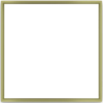 Рамка 1х 80x80 Form FF Metal Brass EKINEX, KNX, EK-FOQ-GBC