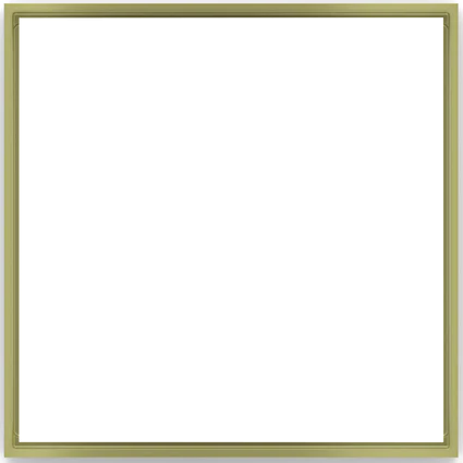 Рамка 1х 80x80 Form FF Metal Brass EKINEX, KNX, EK-FOQ-GBC