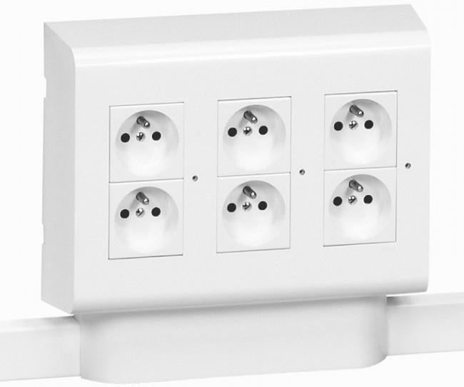 Кутия за открит монтаж 3x4M за кабелен канал DLP Legrand, LEGRAND, 31622
