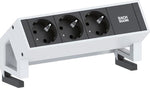 Модул DESK 2 с 3х Шуко, цвят Бял, Bachmann, BACHMANN, B902.2048