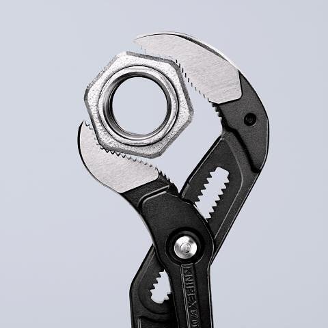 Клещи раздвижени Cobra, червена ръкохватка 400мм, Knipex - K8701400