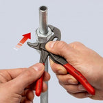 Клещи раздвижени Cobra, червена ръкохватка 150мм, Knipex - K8701150
