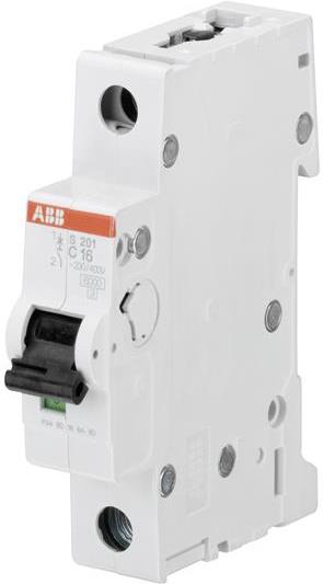 Автоматичен прекъсвач S201 1P 20A крива С 6kA ABB, 2CDS251001R0204