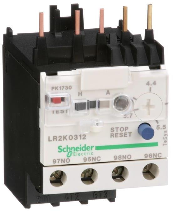 Термична защита TeSys K 3.7...5.5A 1NO-1NC SE, SCHNEIDER ELECTRIC НИСКО НАПРЕЖЕНИЕ, LR2K0312