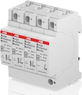 Катоден отводител тип 2+3 OVR 20kA 275V 3P+N ABB, 2CTB803973R1200