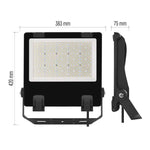 Прожектор LED 200W 4000K 32000lm 90° x 90° 50000h IP66 черен AVENO EMOS, ZS2463