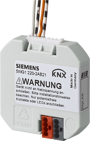 Модул входове UP220/21 2х канала 42х42mm KNX Siemens, 5WG1220-2AB21