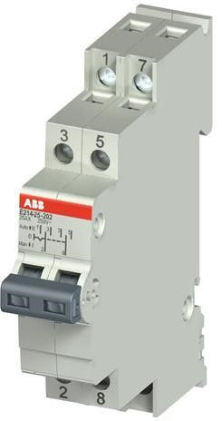 Ум шалтер I-0-II DIN монтаж Е214 25А 2P 230V 1 мод. ABB, 2CCA703031R0001