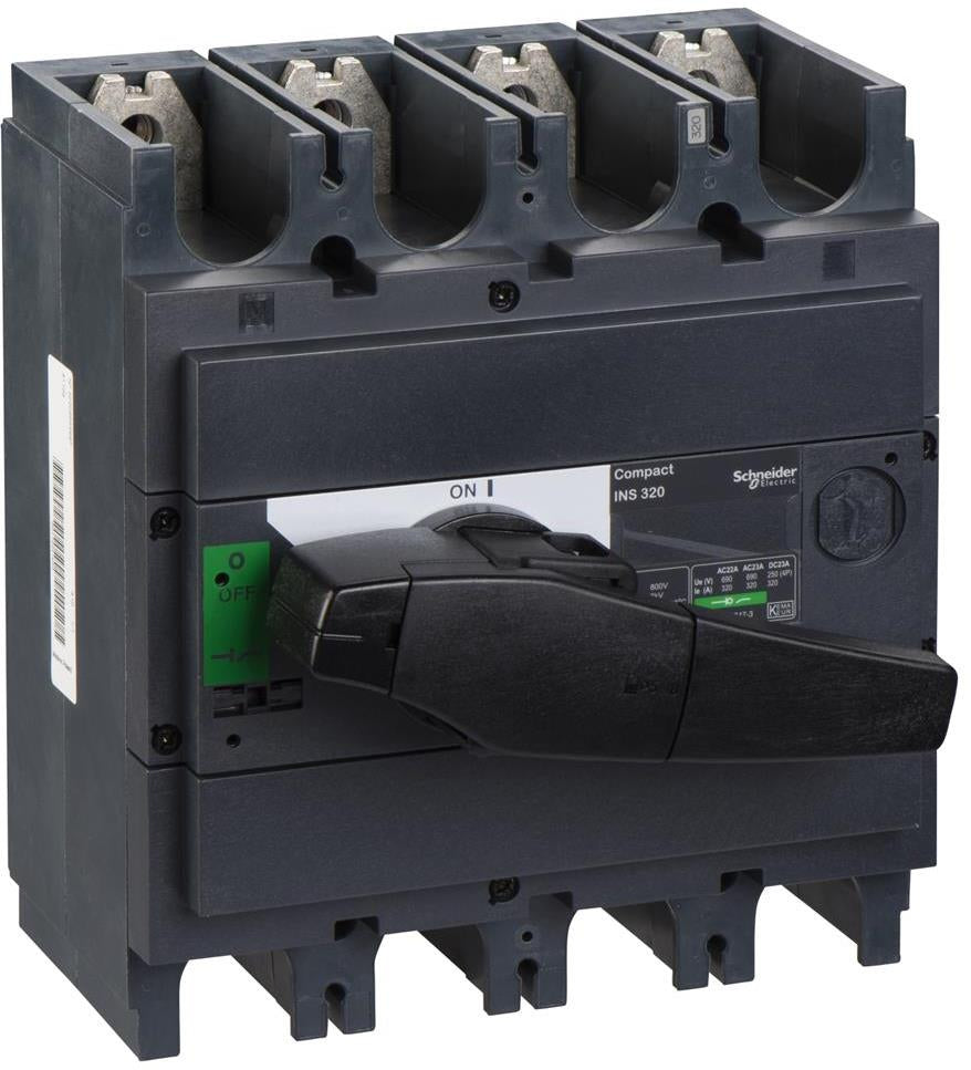 Товаров прекъсвач INS320 4P 320A с ръкохватка SE, SCHNEIDER ELECTRIC НИСКО НАПРЕЖЕНИЕ, 31109