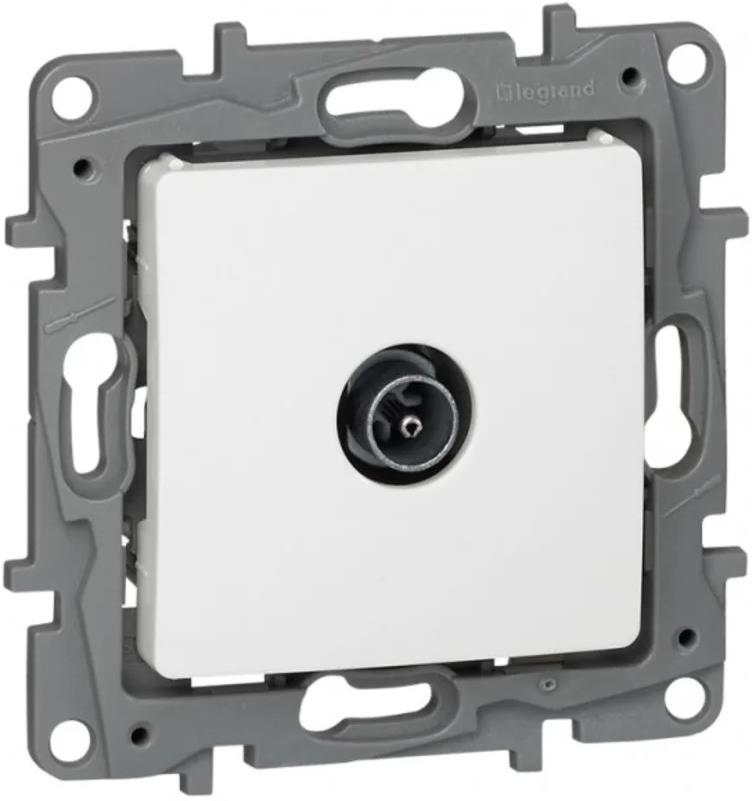 Розетка TV тип коаксиал 1.5dB цвят Бял Niloe Legrand, LEGRAND, 664751