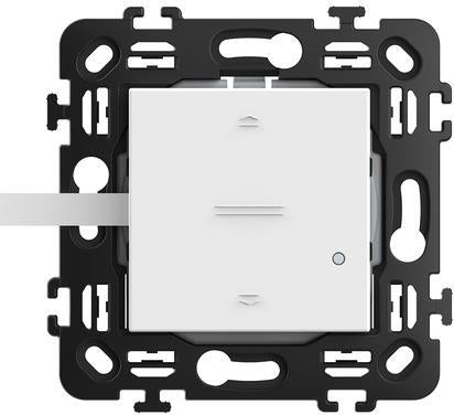 Ключ за щори Smart  2 мод. БЕЗжичен с носеща рамка цвят Бял Classia Bticino с Netatmo, NETATMO с LEGRAND & BTICINO, RW4027CW