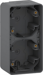 Конзола двойна вертикална IP55 цвят Антрацит Mureva SE ., SCHNEIDER ELECTRIC, MUR37912
