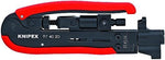 Инструмент за кримпване на F и BNC конектори RG6/11/59, Knipex - K974020SB