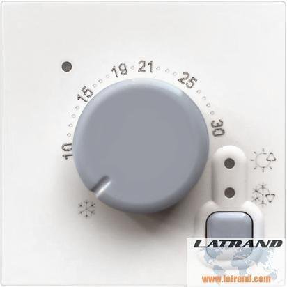 RW4441 Електронен стаен термостат, 230V захранване, 50 и 60 Hz, 2M, Бял Bticino Classia