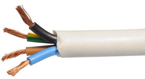 Кабел ШВПС (H05VV-F) 4x1.5мм2, КАБЕЛИ, ШВПС4х1.5