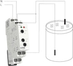 Реле за контрол на ниво, 5-100 kOhm, 1c/o 8A, 24...240Vac/dc, 1DIN, Elko EP, ELKO EP, HRH-5/UNI