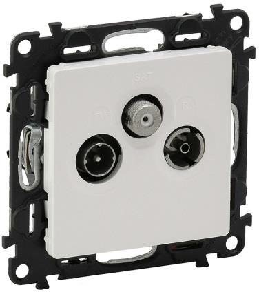 Розетка TV+R+SAT 1.5dB цвят бял Valena Life Legrand, LEGRAND, 753152