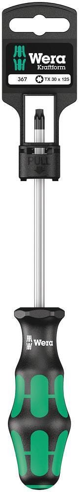 Отвертка TX 30x115, зелено-черна ръкохватка, 367 Kraftform Plus блистер Wera - W100064