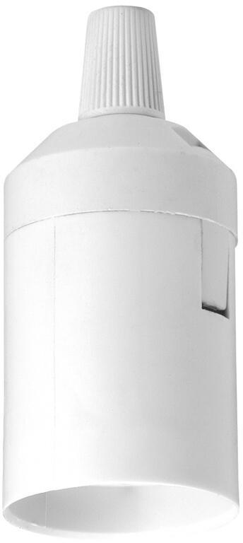 Фасунга E27, 4A, 250V, 100W без пръстен бяла Legrand, LEGRAND, 60131