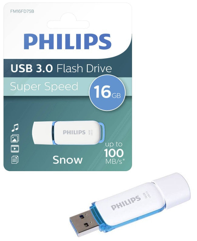 USB 2.0 16GB SNOW PHILIPS - СИН