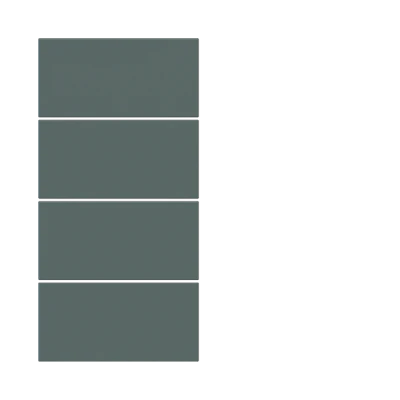Лицев панел за 4 бутона 30x15 20venti Fenix Green Commodore EKINEX, EK-T4R-20-FVC