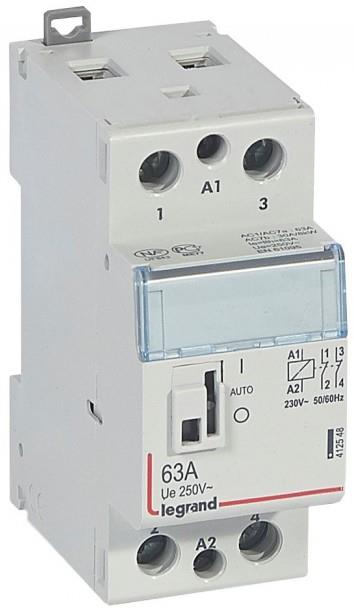 Модулен контактор с ръкохватка CX3, 63A 2NC 220V 2 модула Legrand, LEGRAND НИСКО НАПРЕЖЕНИЕ, 412548
