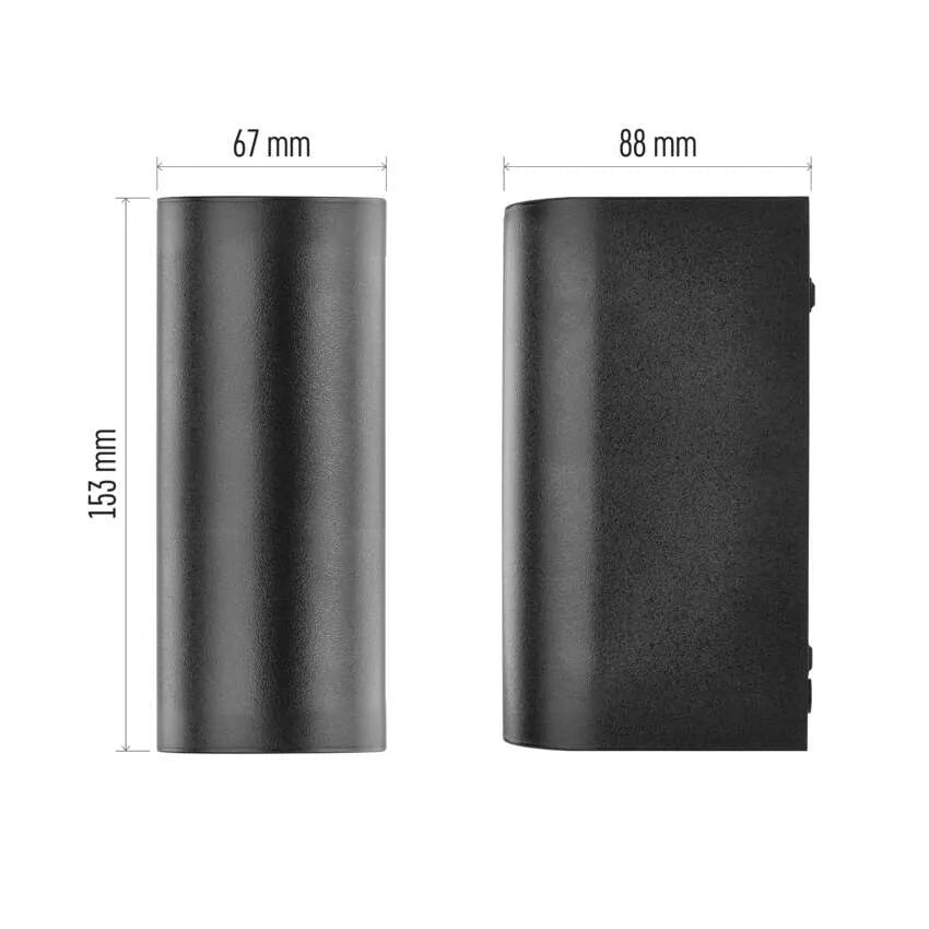 Фасадно осветително тяло 2x GU10 88x67x153mm IP44 OCULUS EMOS, ZGF020P