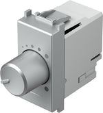 Димер ротативен R=0-180W LED=0-180VA 1 мод. цвят Сребро мат Modul TEM, EM14ES