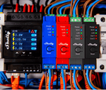 Импулсно Smart реле 4х On/Off 16A (40A) с мерител за DIN монтаж Shelly PRO 4PM - 268049