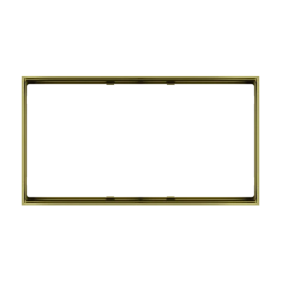 Рамка 2х 80x80 Form FF Metal Brass EKINEX, EK-FO2-GBB