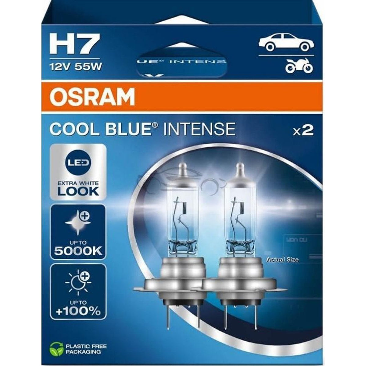 АВТОМОБИЛНА ЛАМПА 64210CBN H7 55W 12V PX26D DUOBOX OSRAM