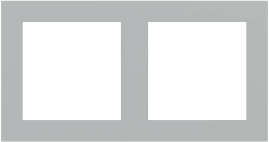 Рамка 2х 55x55 FF/Linea71 Fenix Grey Ephesus EKINEX, EK-P2P-FGE