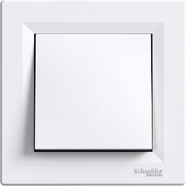 Еднополюсен ключ моноблок цвят Бял Asfora SE, SCHNEIDER ELECTRIC, EPH0100121