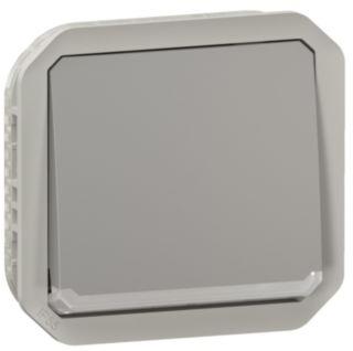Двуполюсен ключ за индикатор/подсветка механизъм цвят Сив IP55 Plexo New Legrand, LEGRAND, 69530L