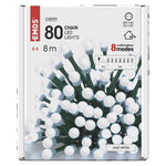 Комплект коледни лампички 80x LED студена светлина 8м IP44 с 8 програми CHERRY EMOS - D5AC06