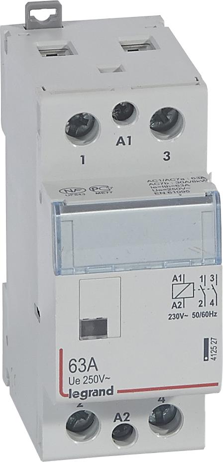 Модулен контактор CX3, 63A 2NO 220V 2 модула Legrand, LEGRAND НИСКО НАПРЕЖЕНИЕ, 412527